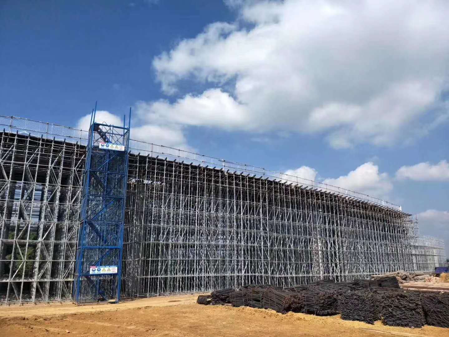 盤扣腳手架搭建周期短，經(jīng)濟效益好！